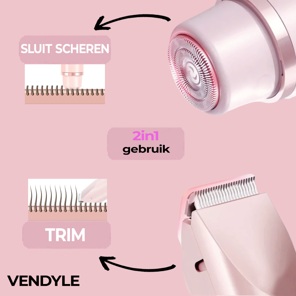Vendyle™ 2-in-1 Women's body razor